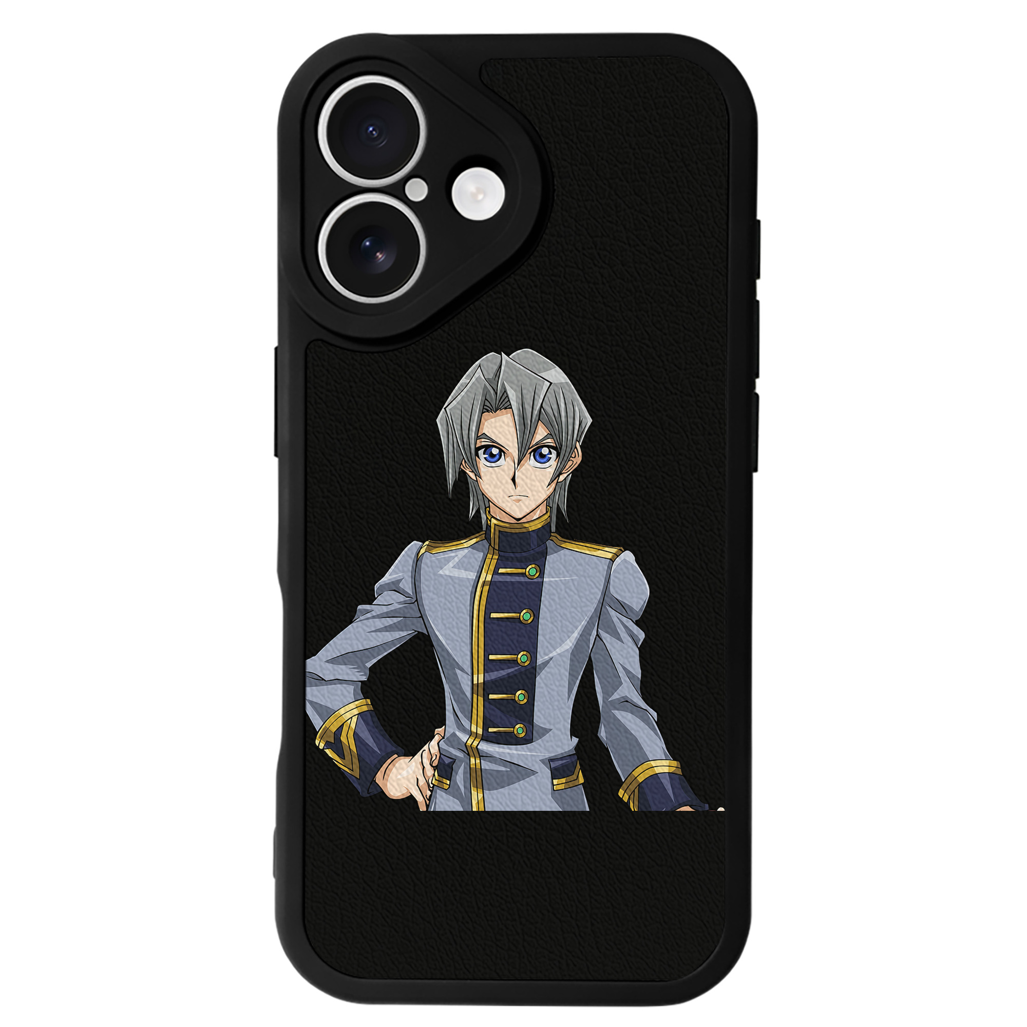 遊☆戯☆王 Yu-Gi-Oh! 【iPhone 16シリーズ対応】シリコンスマホケース（レザー調） 材質：シリコン